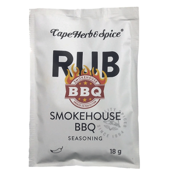 Cape, Herb & Spice - Cape Herb Smokehouse BBQ Rub 18g Sachet