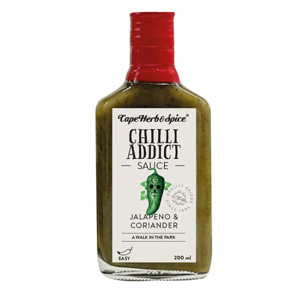 Cape Herb & Spice - Chilli Addict Jalapeno & Coriander Sauce - 200ml